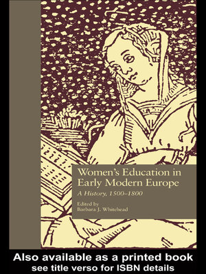 cover image of Women's Education in Early Modern Europe